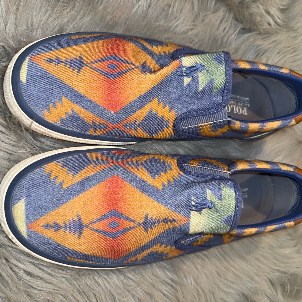 Like New Polo boat shoes size 10
